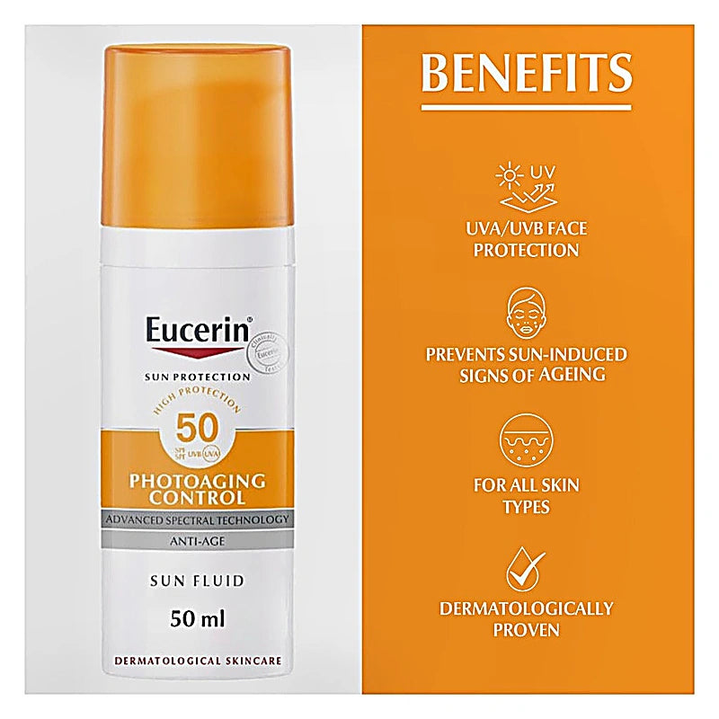 Eucerin Photoaging Control Spf50 Sun Fluid 50ml