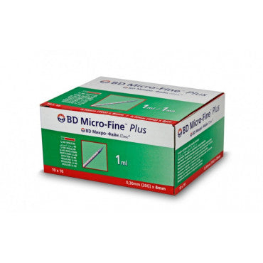 BD Micro-Fine Plus Insulin Syr 0.3Ml 30Gx8Mm 100s