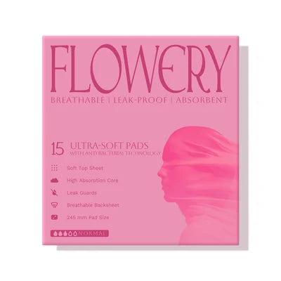 Flowery Normal Ultra-Soft Pads 15S