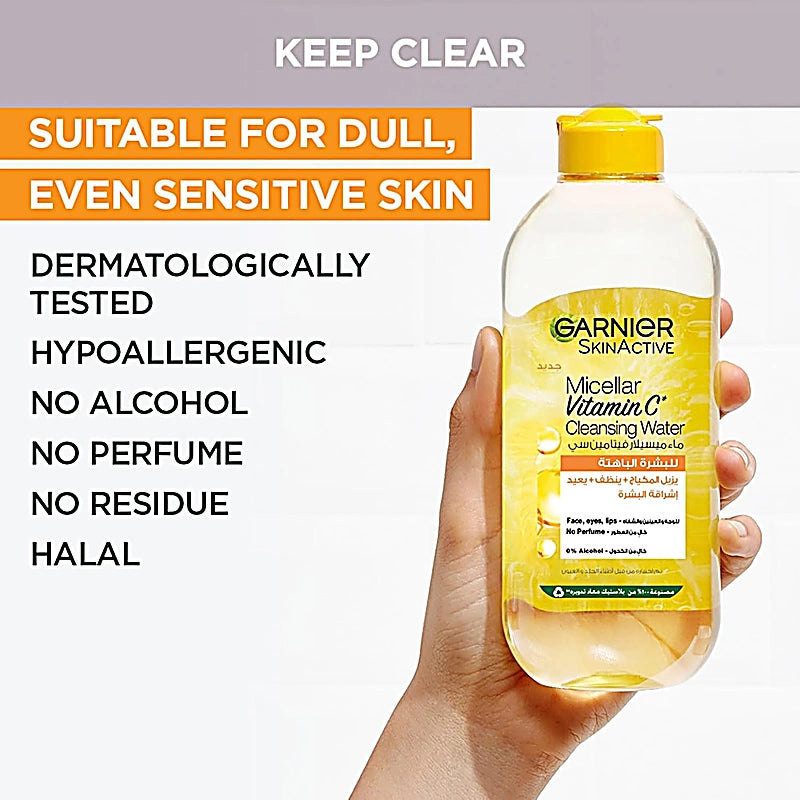 Garnier Micellar Vitamin C Cleansing Water 400ml