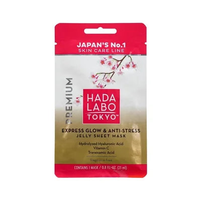 Hada Labo Express Glow&Anti-Stress Jelly Sheet Mask 1S