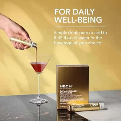 Hech Caviar Collagen Ruby Elixier 25ml 12s