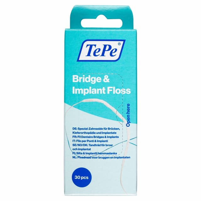 Tepe 140161 Bridge & Implant Floss 30S