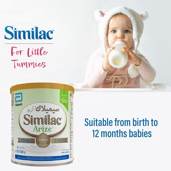 Similac Arize Infant Formula 0-12 Months 400g