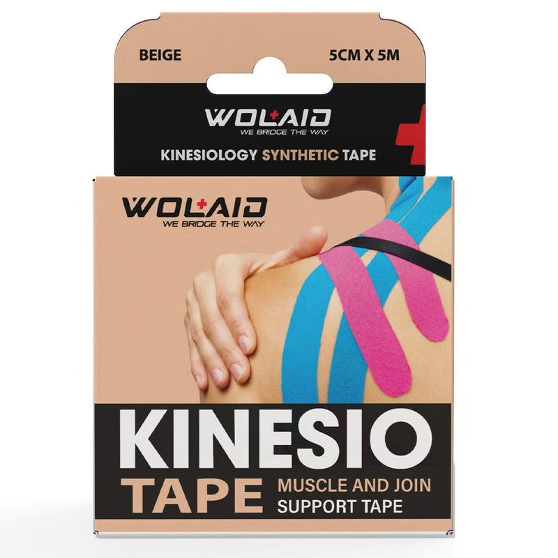 Wolaid Kinesio Beige Tape 5Cmx5M