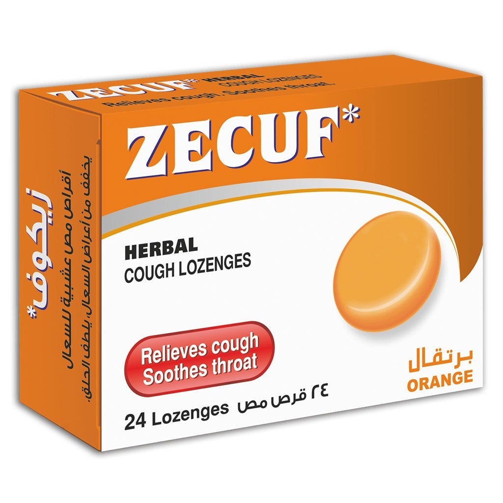 Zecuf Lozenges Orange 24s