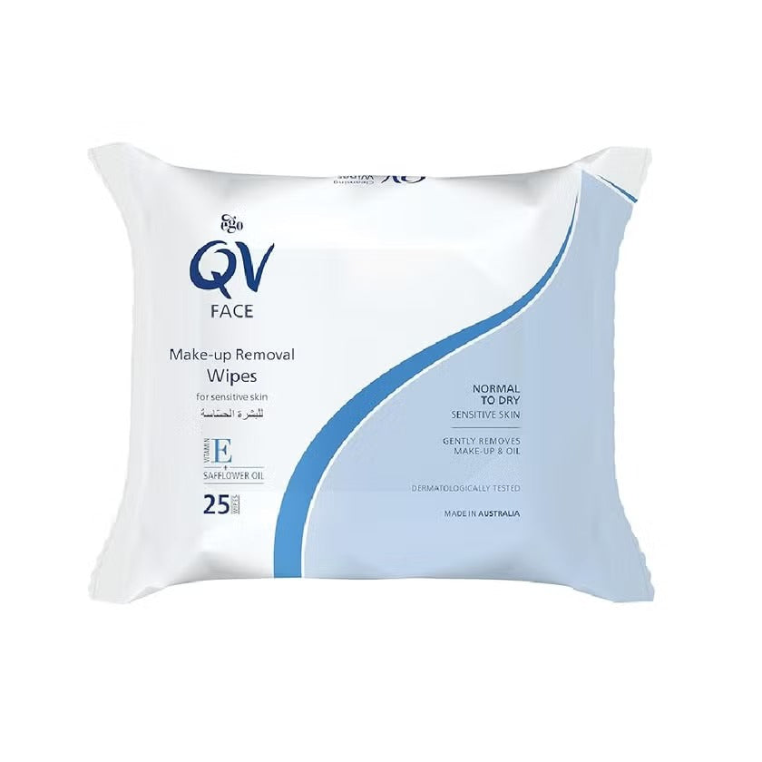 Ego QV Face Make Up Removal Wipes 25s
