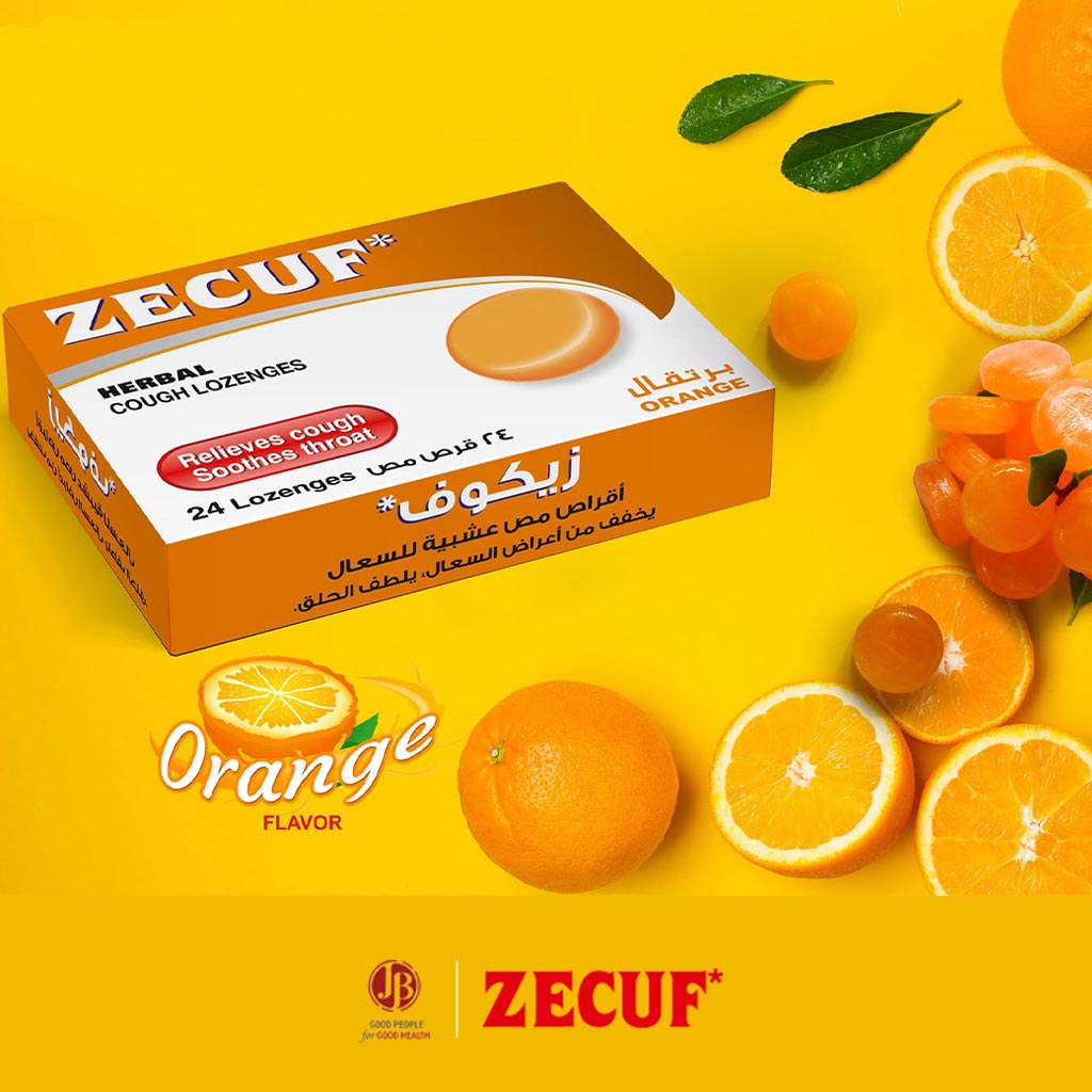 Zecuf Lozenges Orange 24s