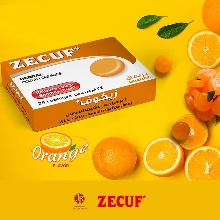 Zecuf Lozenges Orange 24s