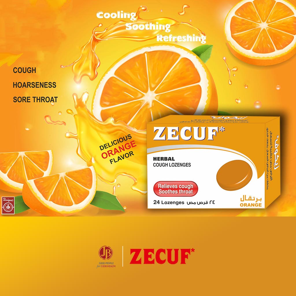 Zecuf Lozenges Orange 24s