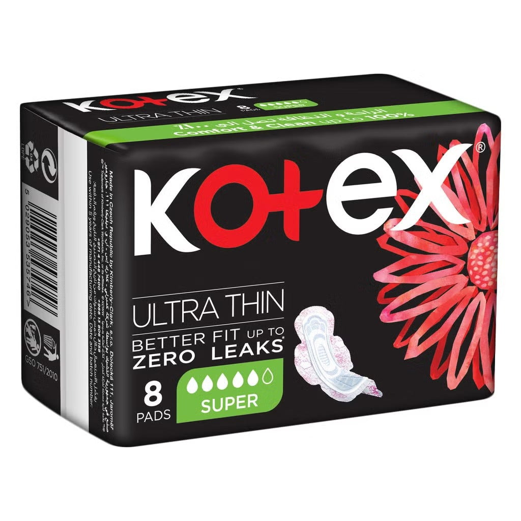 Kotex Ultra Thin Super Pads 8pcs