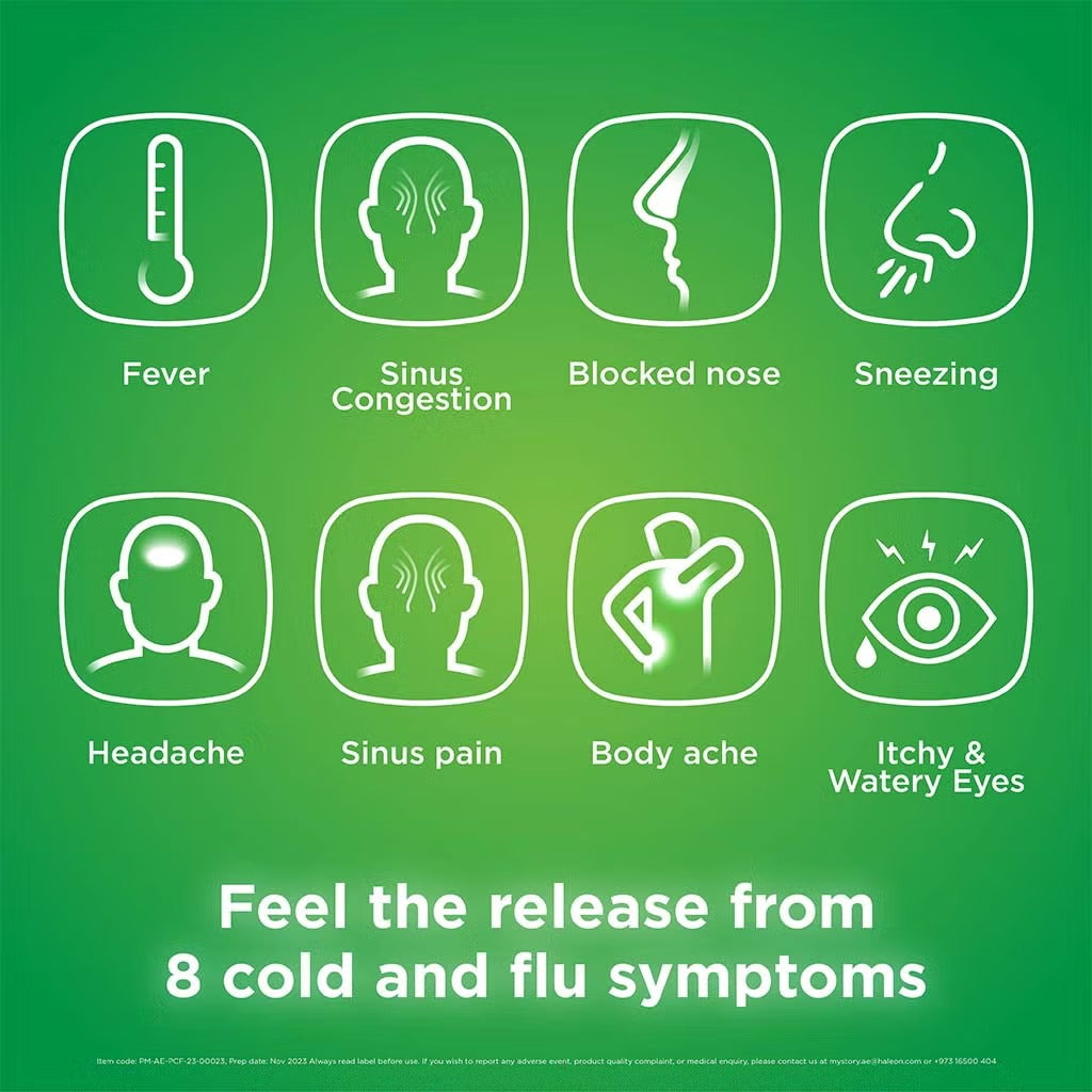 Panadol Cold & Flu Green Tablets 24s