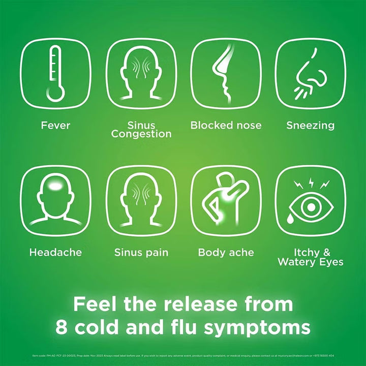 Panadol Cold & Flu Green Tablets 24s