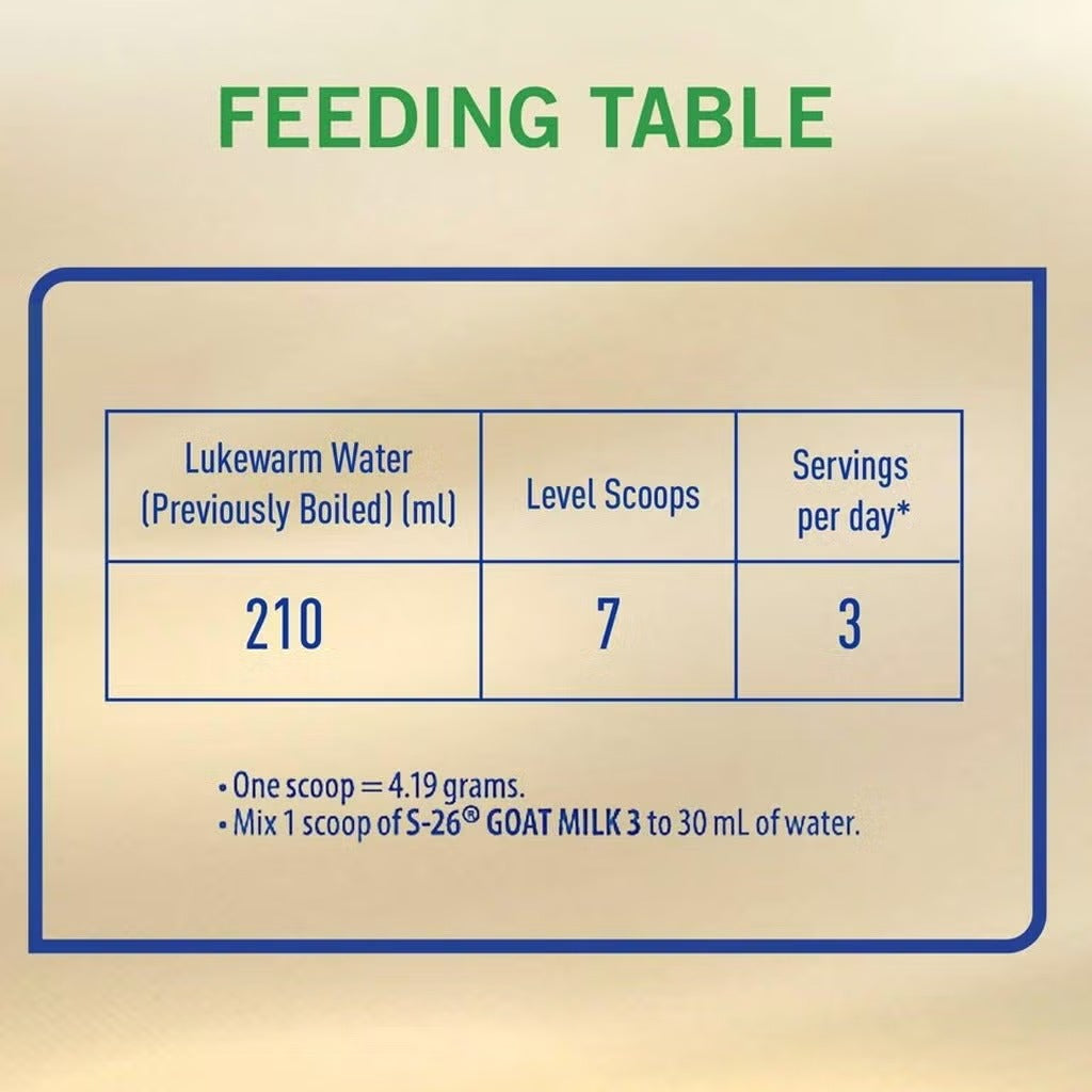 S-26 Goat Milk 3 Growing-Up Formula 380g