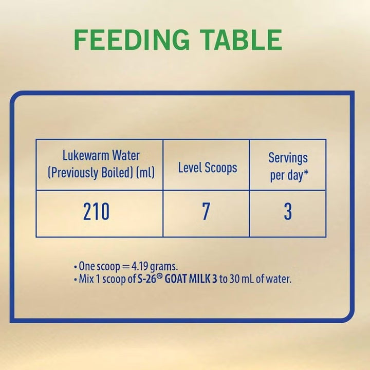 S-26 Goat Milk 3 Growing-Up Formula 380g