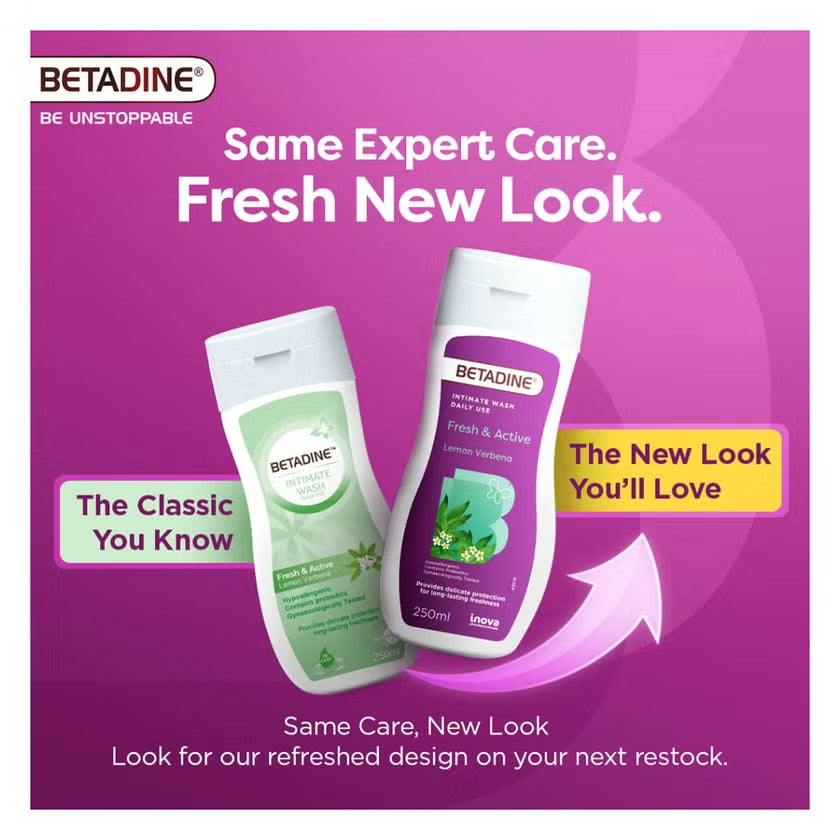 Betadine Intimate Wash Fresh & Active 50ml