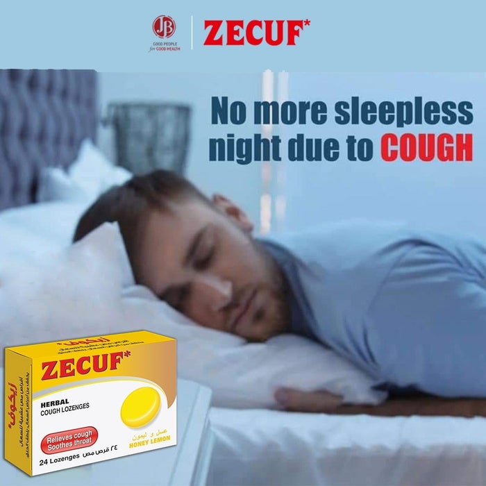 Zecuf Herbal Lozenges Lemon Sore Throat & Cough 24s