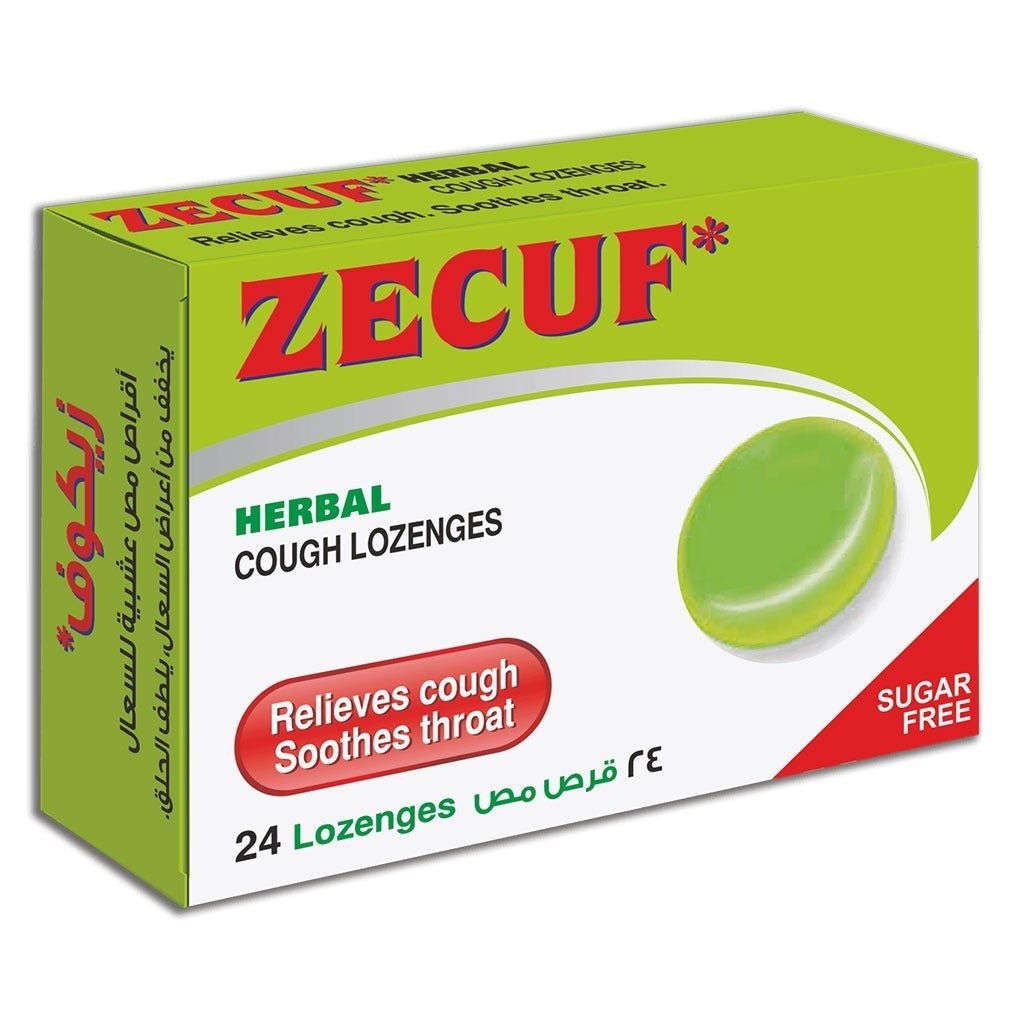 Zecuf Herbal Lozenges Sugar Free 24s