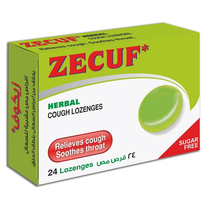 Zecuf Herbal Lozenges Sugar Free 24s