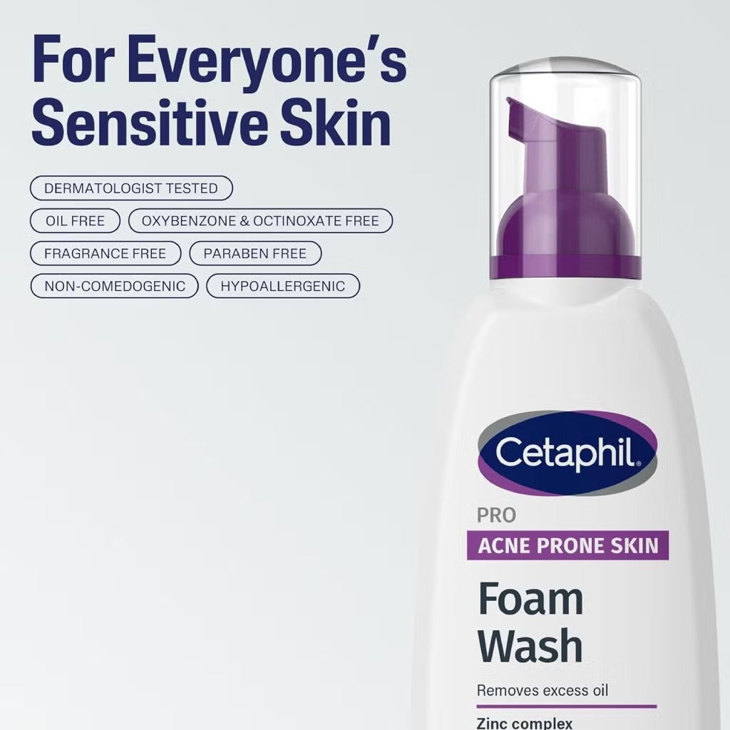 CETAPHIL DERMACONTROL/PRO ACNE FOAM WASH 236ML