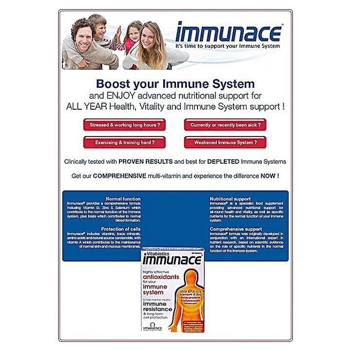 Vitabiotics Immunace Tablets