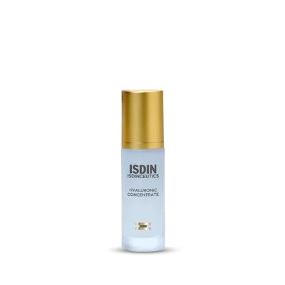 ISDIN Isdinceutics Hyaluronic Concentrate serum bottle for deep skin hydration and plumping effects