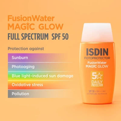 ISDIN Fotoprotector SPF50 Fusion Water Magic Glow 50ml