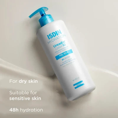 ISDIN Hydration Ultra10 Ureadin Ultra 10 Repairing Lotion Plus 400ml for dry and sensitive skin with 48h hydration