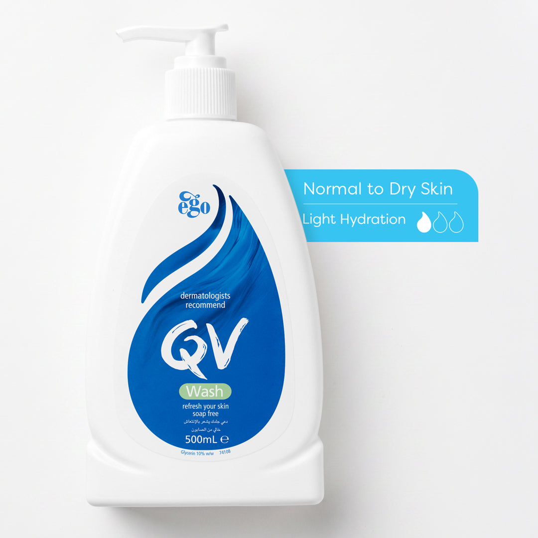 Qv Wash for Dry Skin 500ml