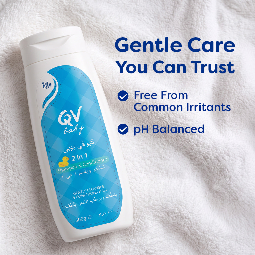 Ego Qv Baby 2In1 Shampoo &Conditioner 500g