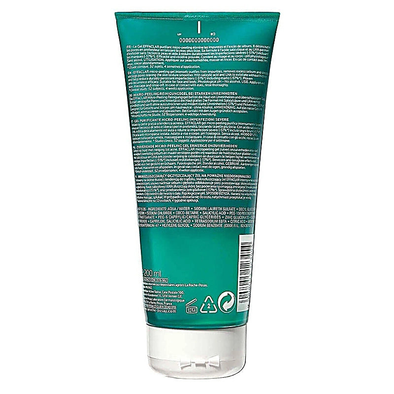 La Roche Posay Effaclar Purifiant Micro-peeling Gel 200ml
