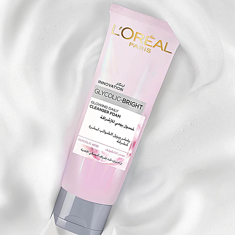 Loreal Glycolic Bright Cleanser Foam 100ml