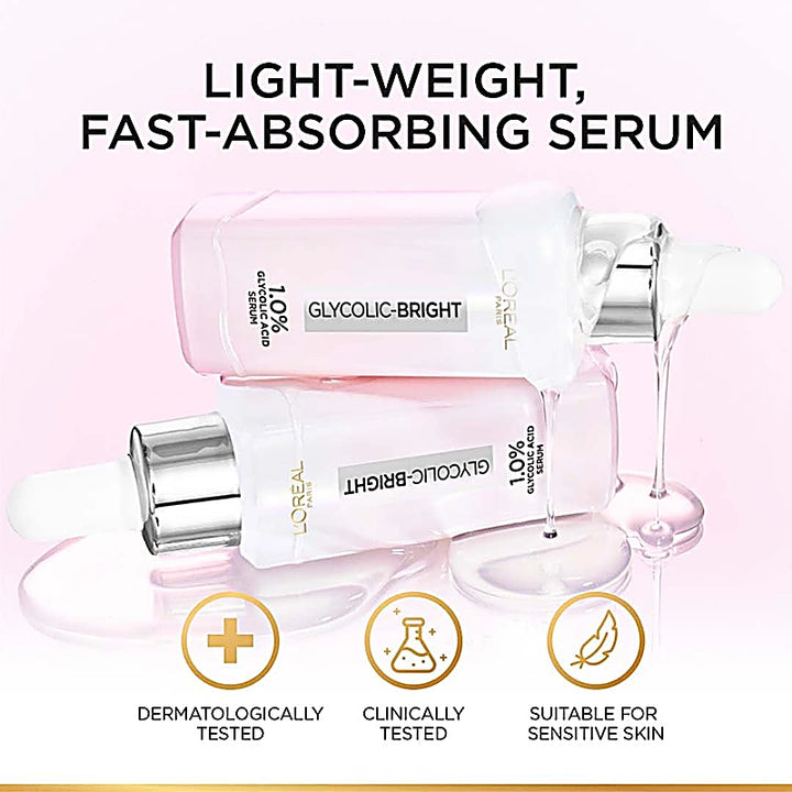 Loreal Glycolic Bright Instant Glow Serum 30ml