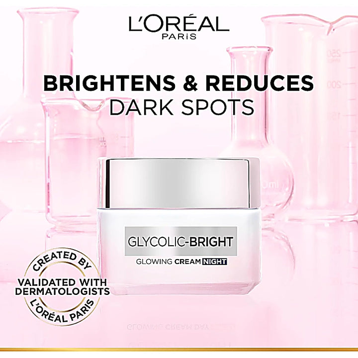 Loreal Glycolic Bright Night Cream 50ml