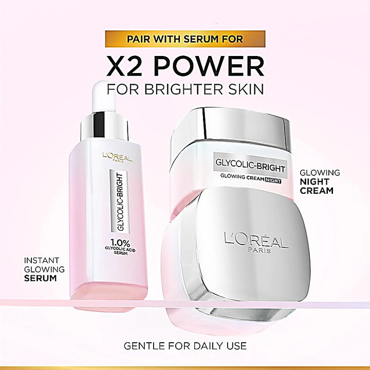 Loreal Glycolic Bright Night Cream 50ml