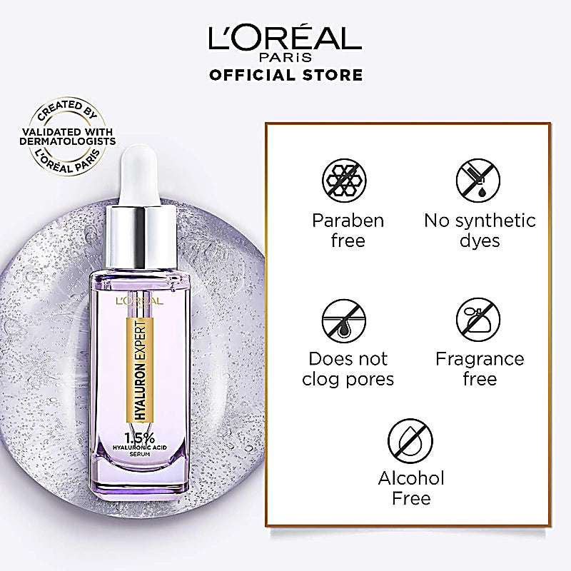 Loreal Hyaluron 1.5%  Replumping Serum 30ml