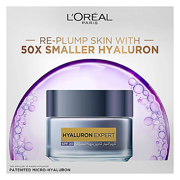 Loreal HyaluronÃƒâ€šÃ‚Â Replumping Day Cream SPF20 50ml