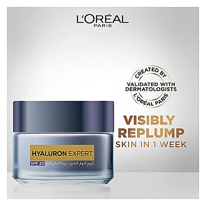 Loreal HyaluronÃƒâ€šÃ‚Â Replumping Day Cream SPF20 50ml