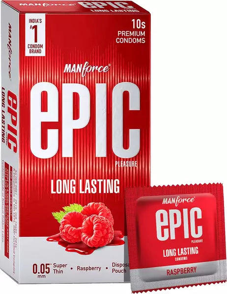 MANFORCE EPIC PLEASURE LONG LASTING CONDOM 10S