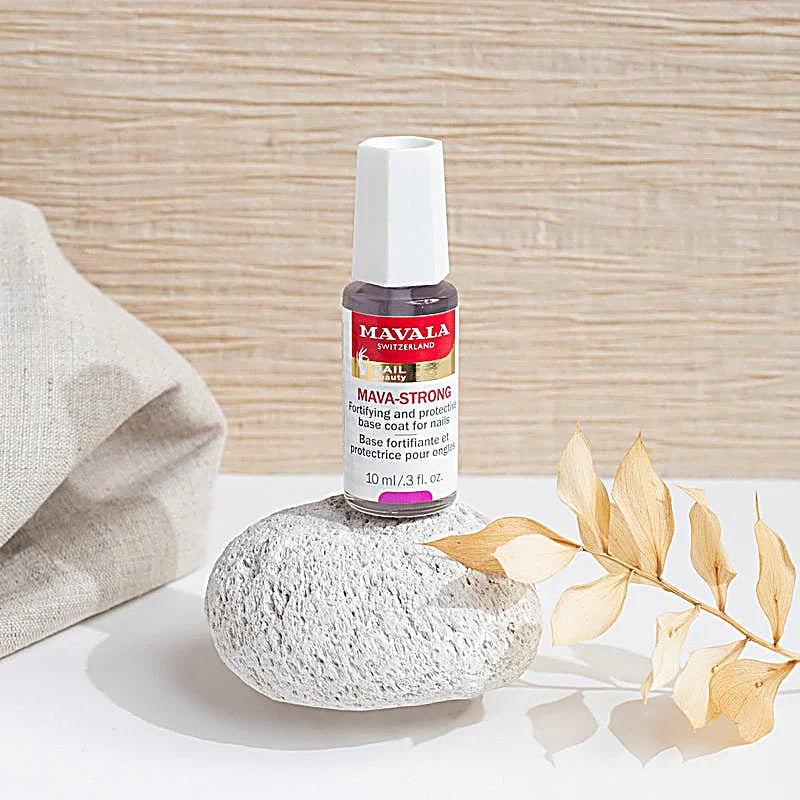 Mavala Mava-Strong Fortifying Base Coat 10ml bottle for strengthening and protecting nails