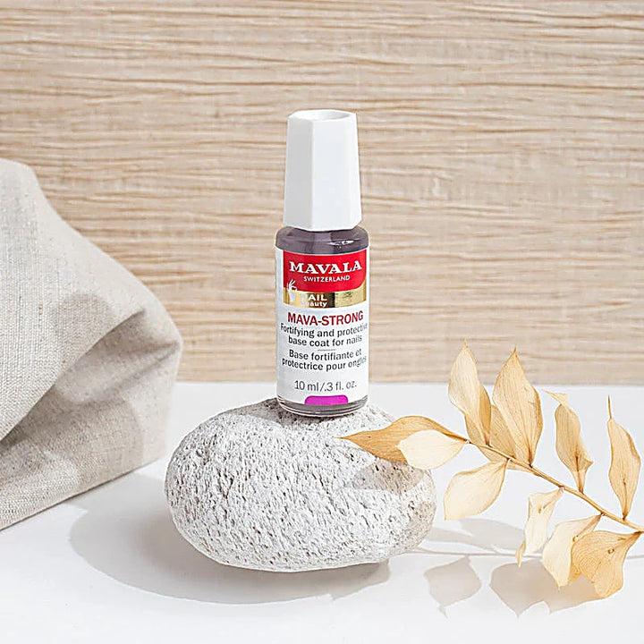 Mavala Mava-Strong Fortifying Base Coat 10ml bottle for strengthening and protecting nails