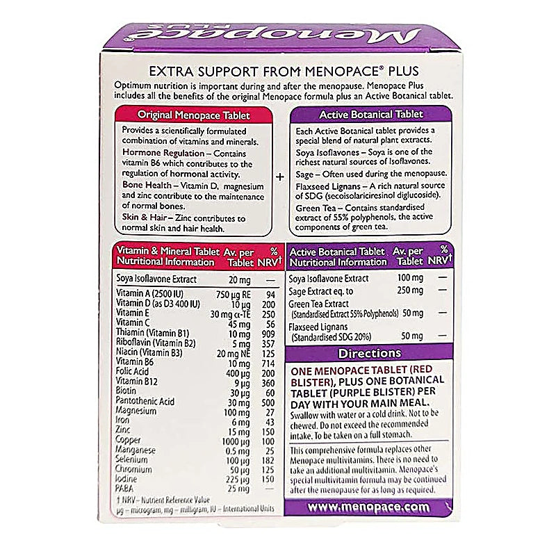Menopace Plus Tablets Vitabiotics