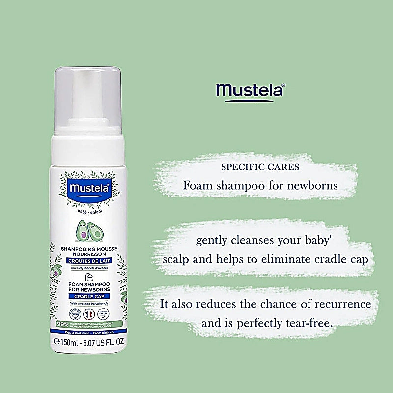 Mustela Foam Shampoo for Newborns 150ml