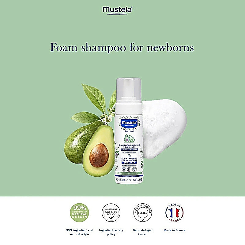 Mustela Foam Shampoo for Newborns 150ml
