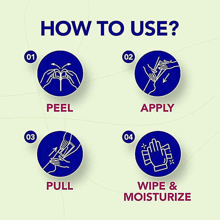 Nair Hair Remover Body Wax Strips With Cherry Extract 20s