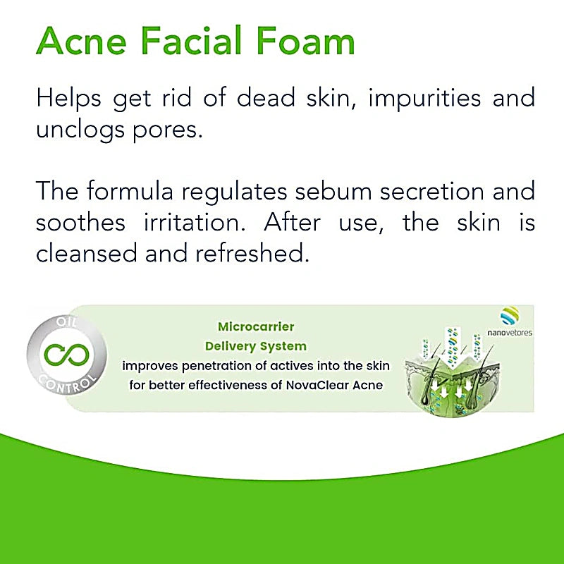 Novaclear Acne Facial Foam 100ml