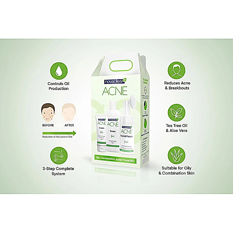Novaclear Acne Oil Control Kit 3s