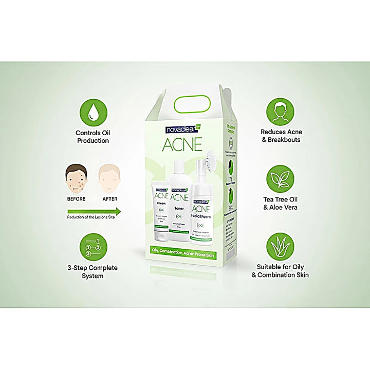 Novaclear Acne Oil Control Kit 3s