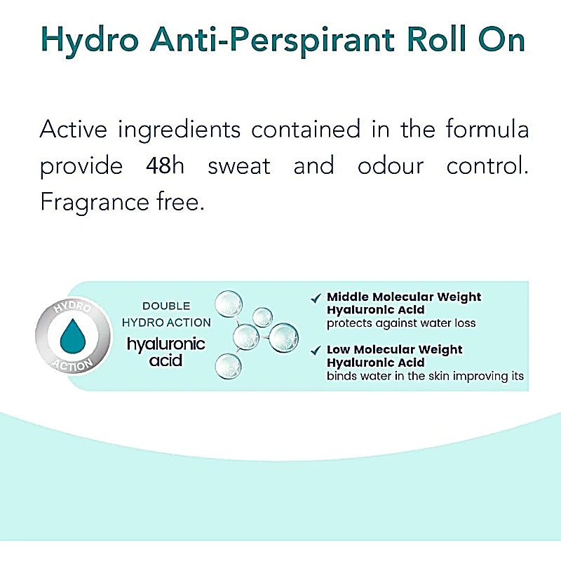 Novaclear Hydro Anti-perspirant Deo Roll On 50ml