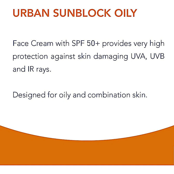 Novaclear Urban Sunblock Spf50+ Oily Combi 40ml